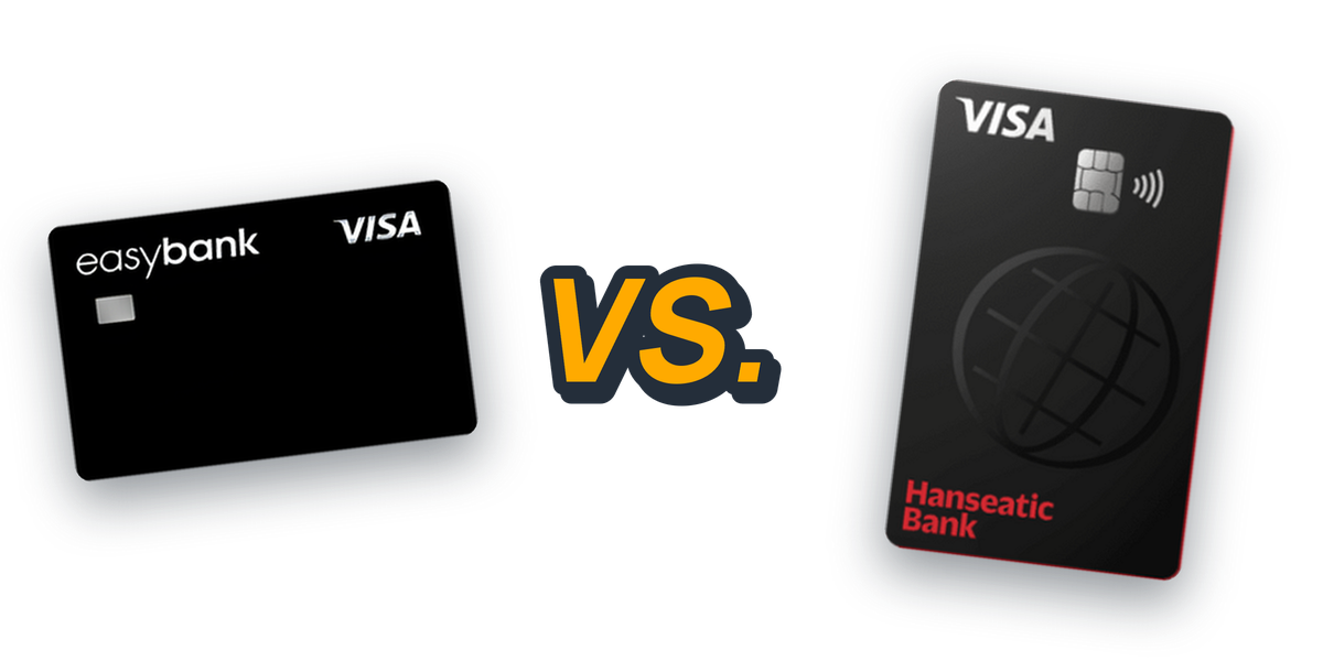 easybank Kreditkarte (früher Barclays Visa) oder Hanseatic Bank GenialCard im Vergleich
